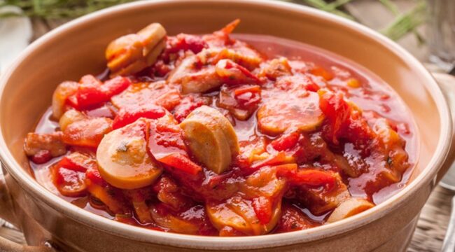 molho de salsicha de frango