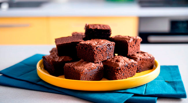 Brownie de chocolate sem glúten